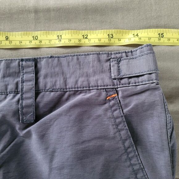 Vtg Y2K Abercrombie & Fitch Womens 2 Blue Paratrooper Boot Cut Pants Adjustable - Picture 6 of 11